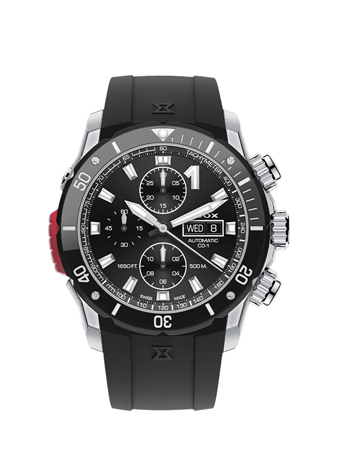Edox CO-1 01128-3NRCA-NN Siyah Erkek Kol Saati