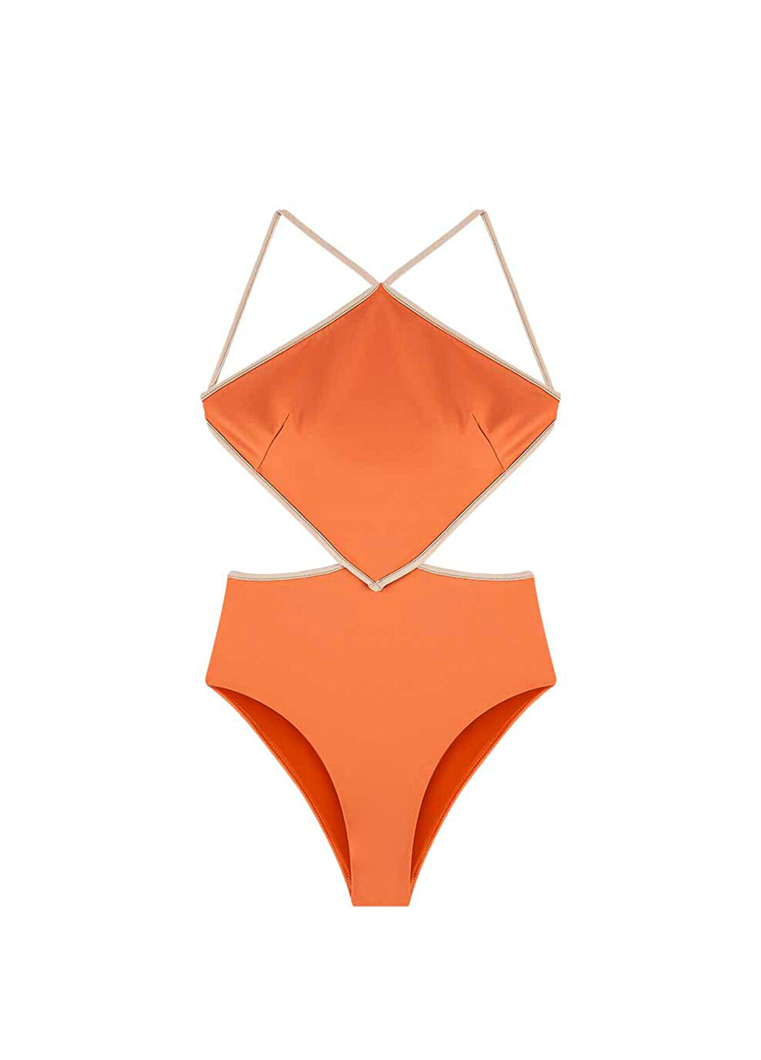 Bia Swimwear Naomi Peach Fuzz Halter Kadın Mayo