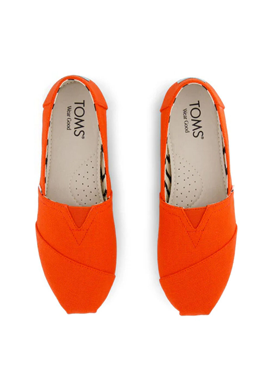 Toms Alpargata Classic Heritage Kırmızı Kanvas Kadın Espadril Ayakkabı görsel 4