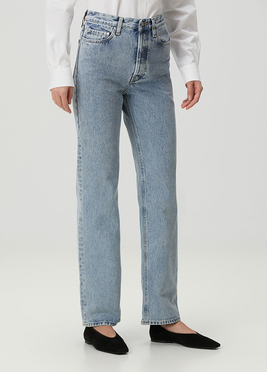 Toteme Classic Cut Mavi Jean Pantolon görsel 3