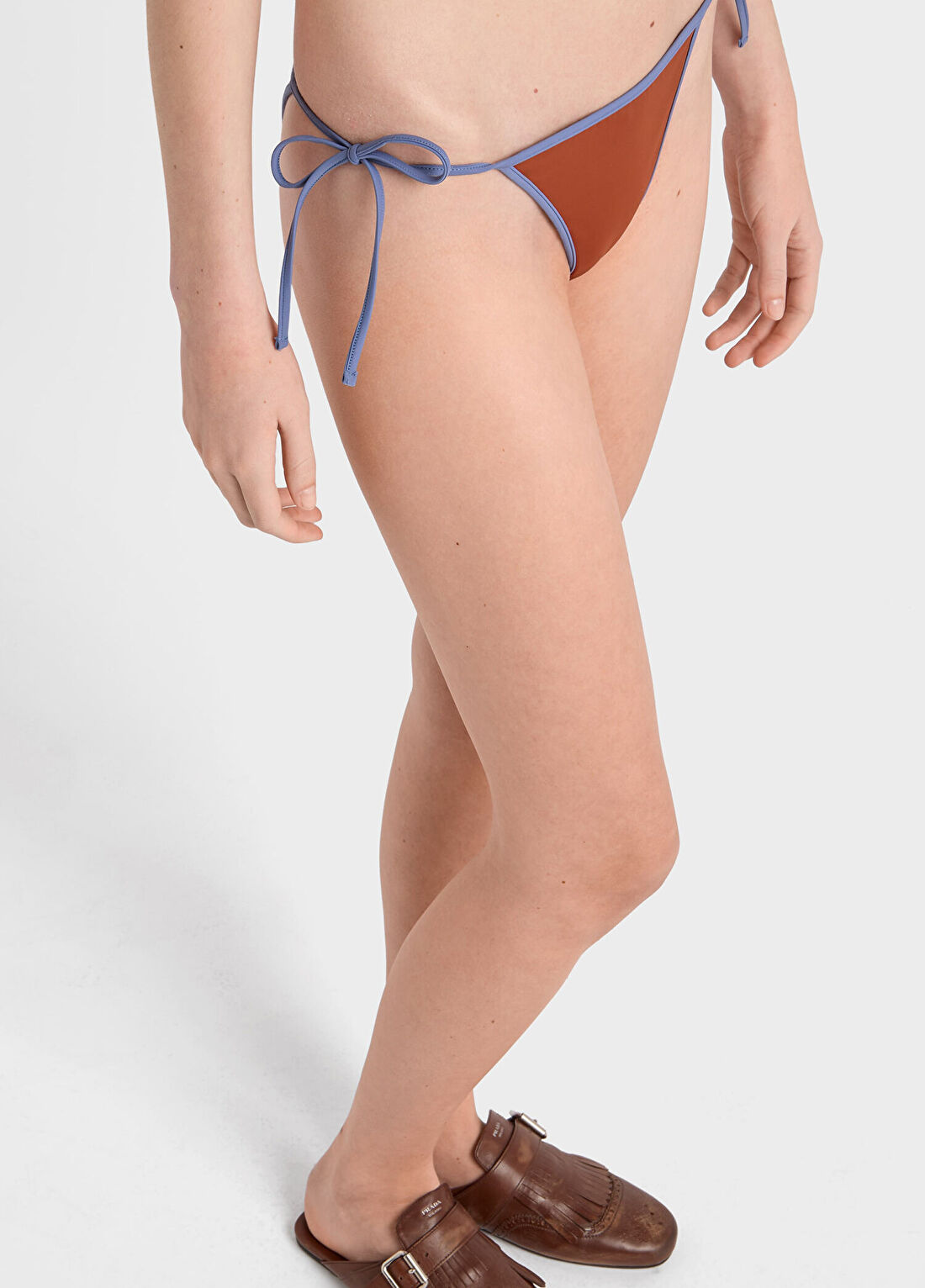 Prada Turuncu Jarse Kadın Bikini Altı görsel 3