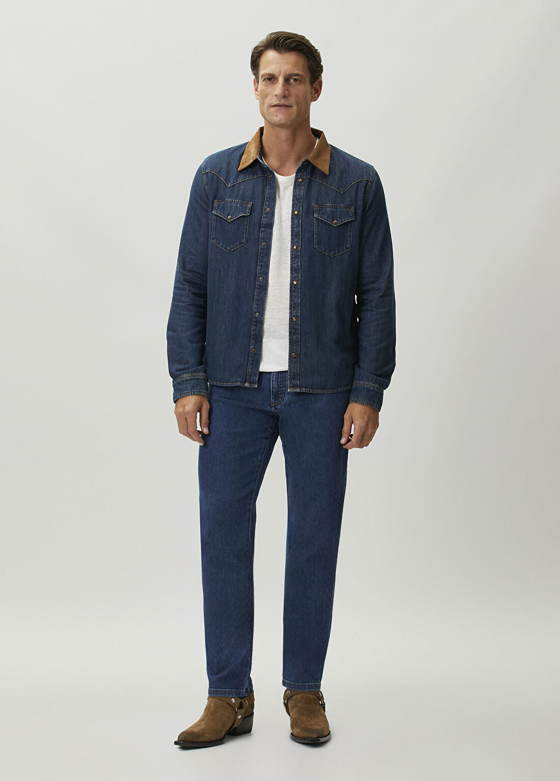 Zadig&Voltaire Saby Mavi Denim Ceket görsel 2