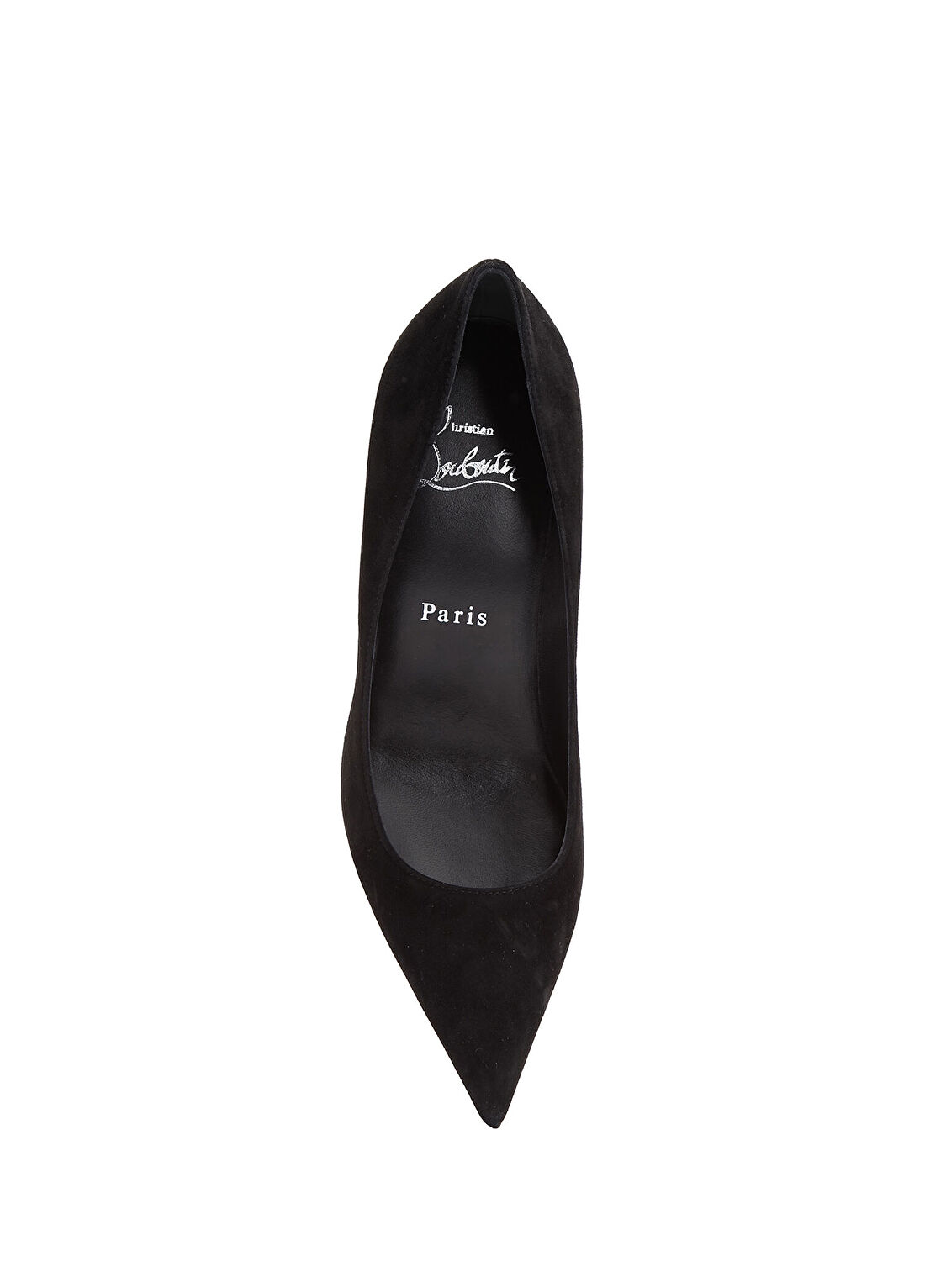 Christian Louboutin Miss Z Siyah Deri Stiletto görsel 4