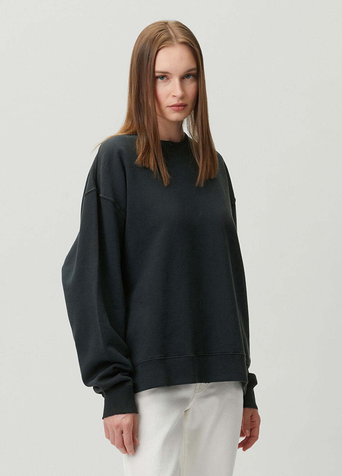 Golden Goose Siyah Logolu Sweatshirt görsel 3