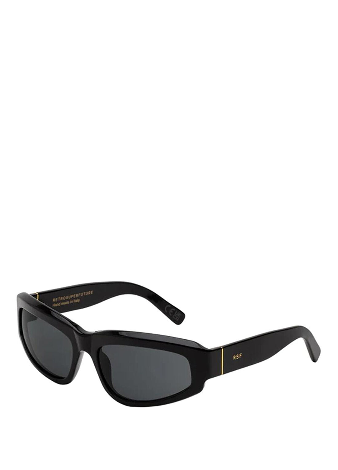 Retro Super Future Motore Black Asetat Unisex Güneş Gözlüğü