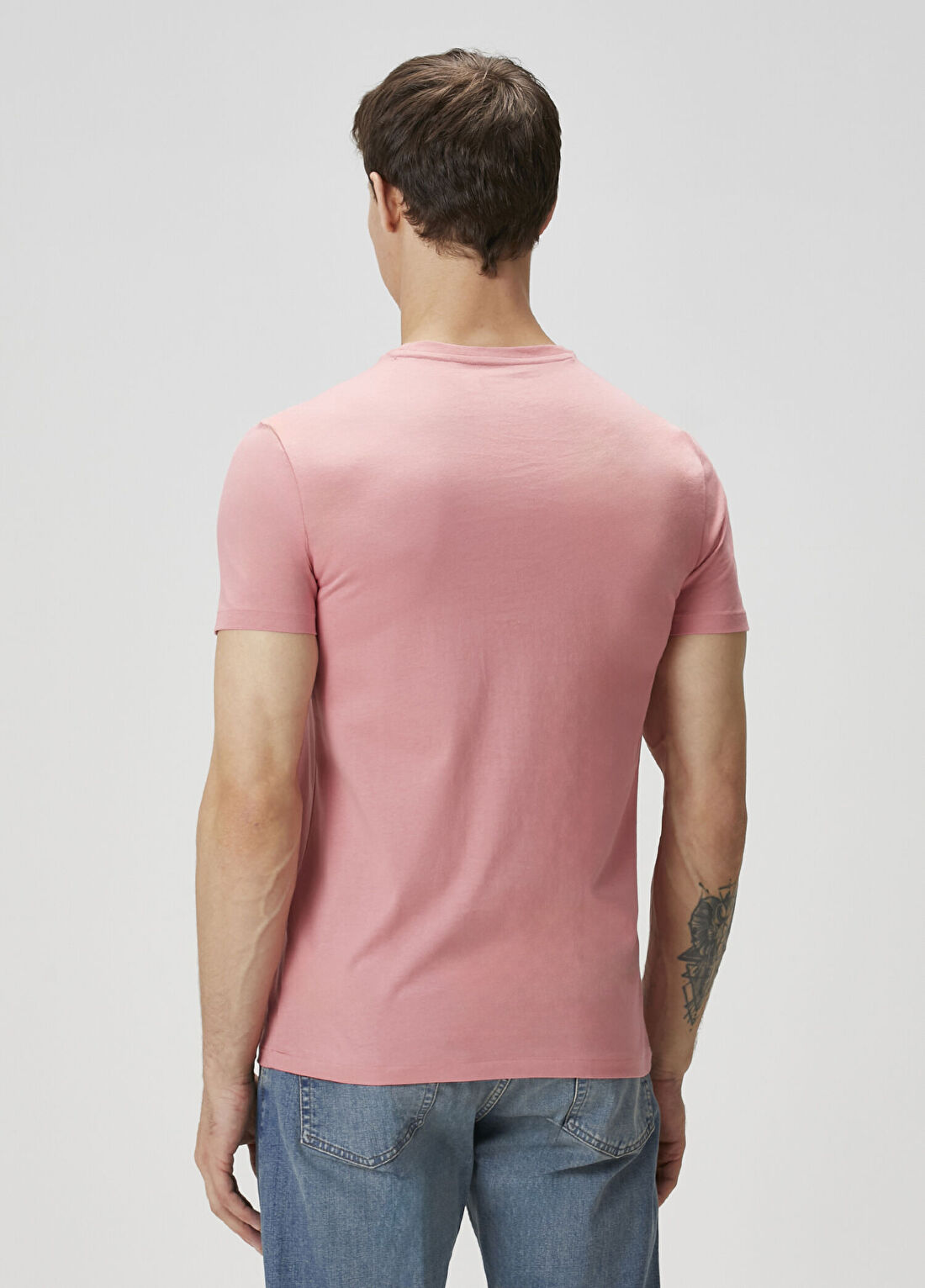 Polo Ralph Lauren Pembe Logo Nakışlı T-shirt görsel 4