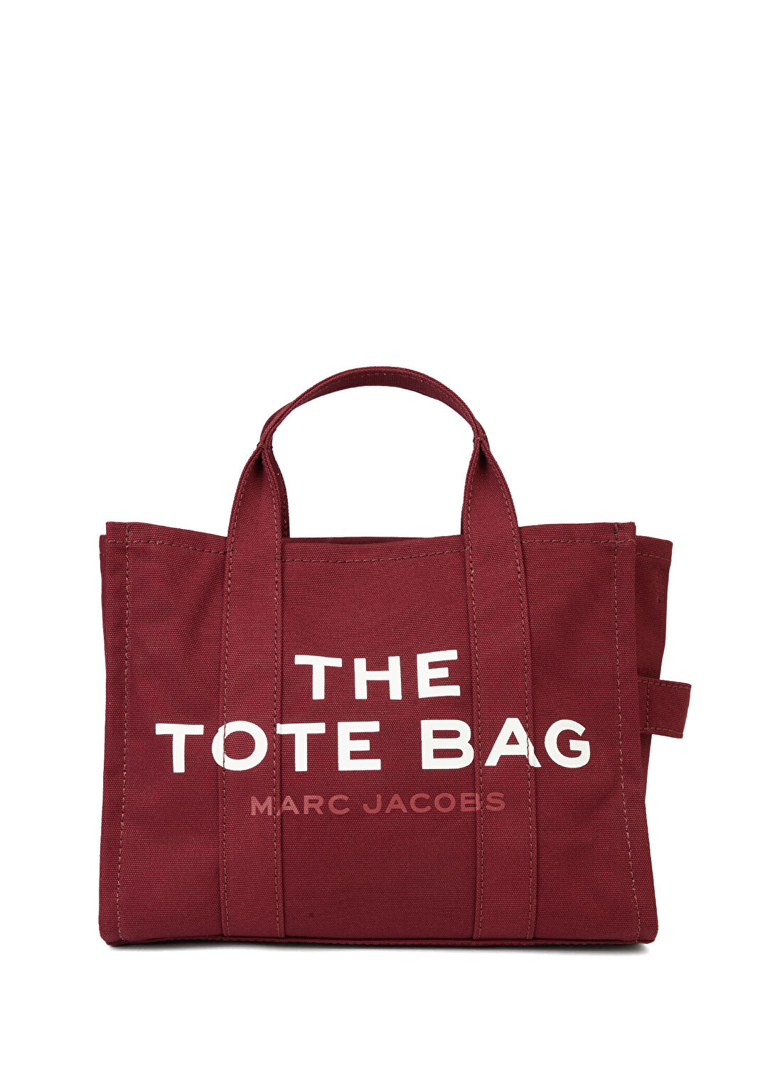 Marc Jacobs Bordo Medium Kadın Kanvas Tote Çanta