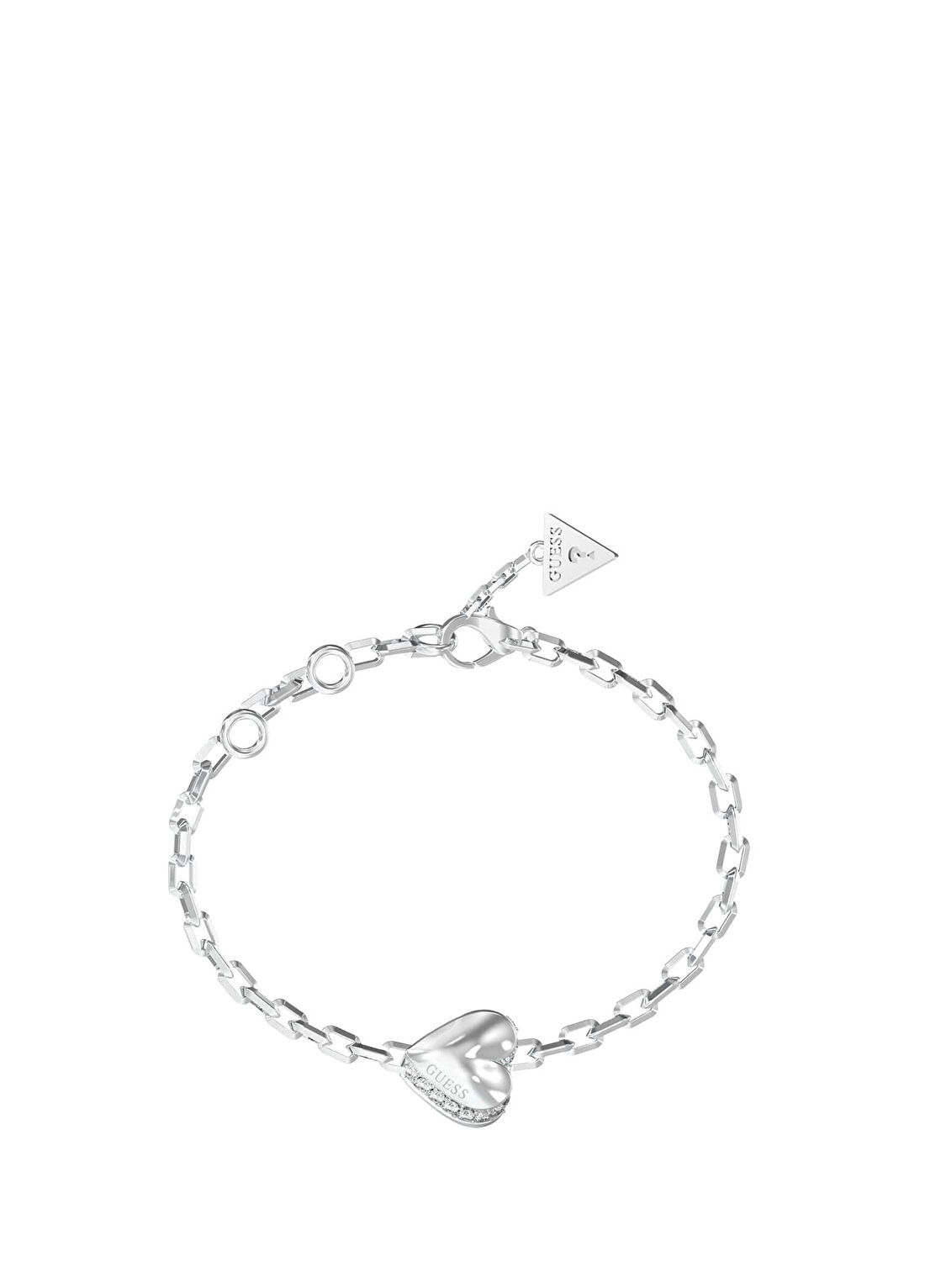 Guess JGUJUBB06088JWRHS Kalpli Metalik Gri Çelik Kadın Bileklik
