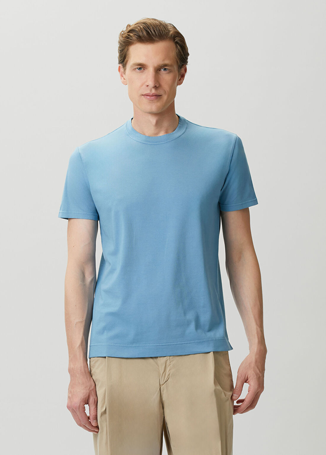 Fedeli Mavi Basic T-shirt