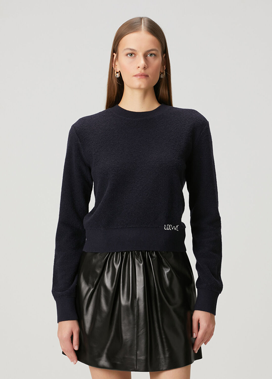 Loewe Lacivert Yün Triko