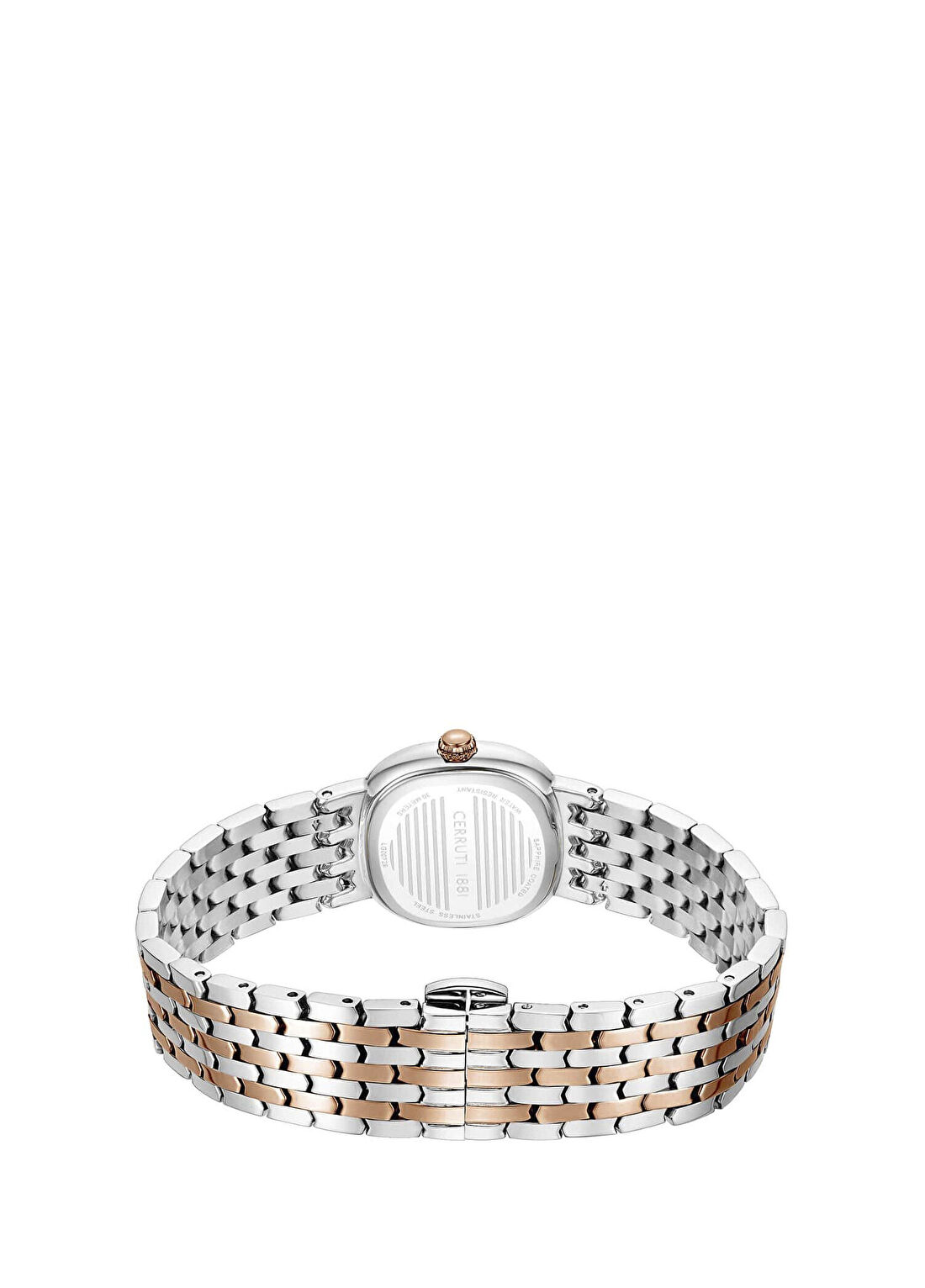 Cerruti 1881 CIWLG0072910 Metalik Gri Rose Gold Çelik Kadın Kol Saati görsel 3