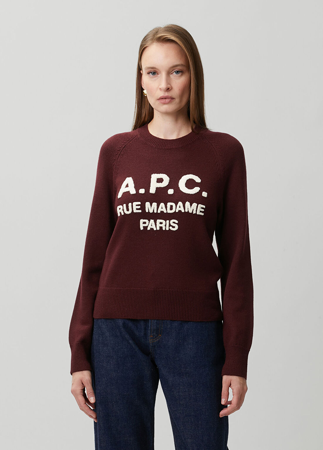 A.P.C. Alissa Bordo Logolu Yün Kazak