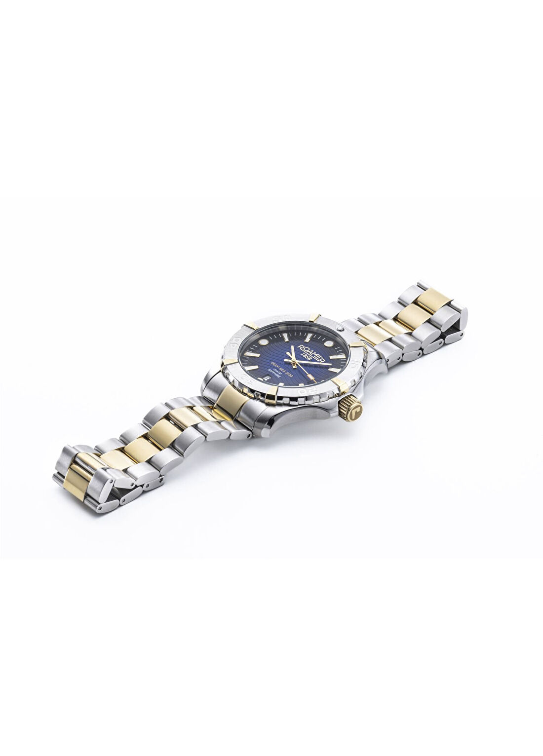 Roamer 860833-47-45-70 Altın Rengi Gri Çelik Erkek Kol Saati görsel 3