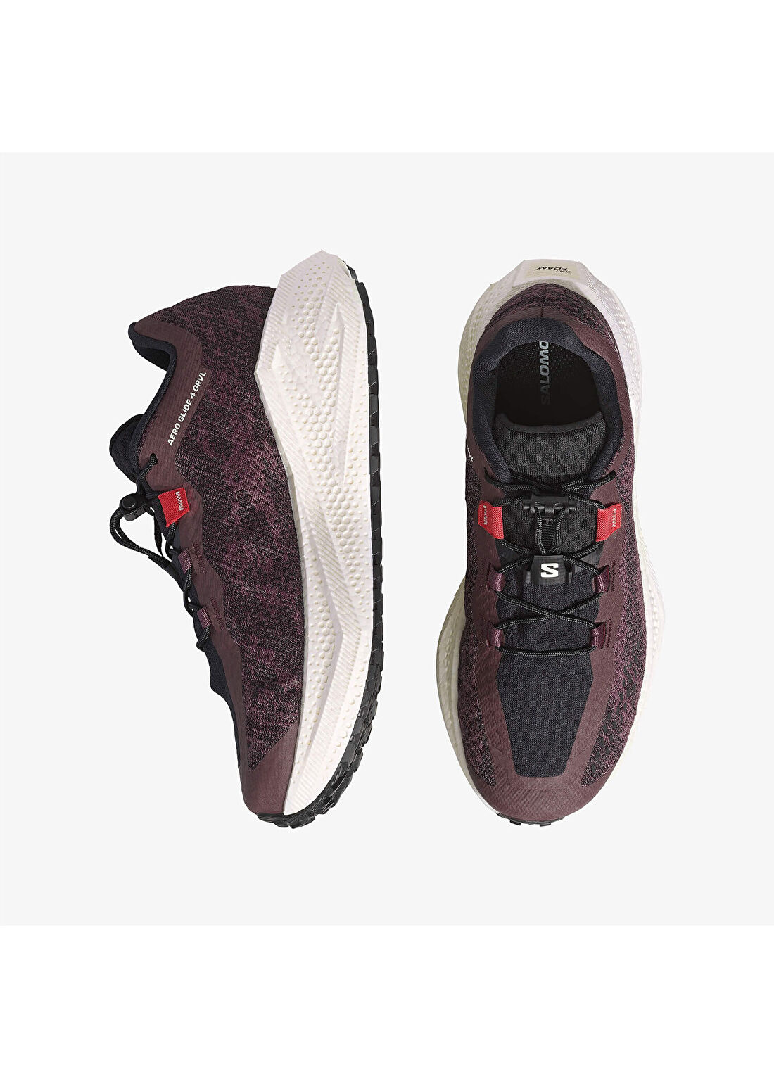 Salomon Aero Glide 4 Grvl Mor Kadın Koşu Ayakkabısı görsel 2