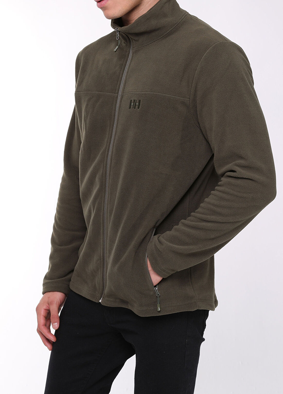Helly Hansen Zippy Yeşil Erkek Polar Mont görsel 4