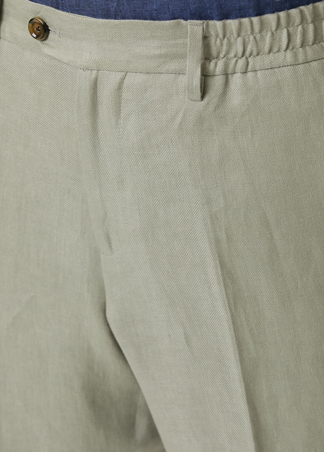 Lardini Yeşil Keten Pantolon görsel 4