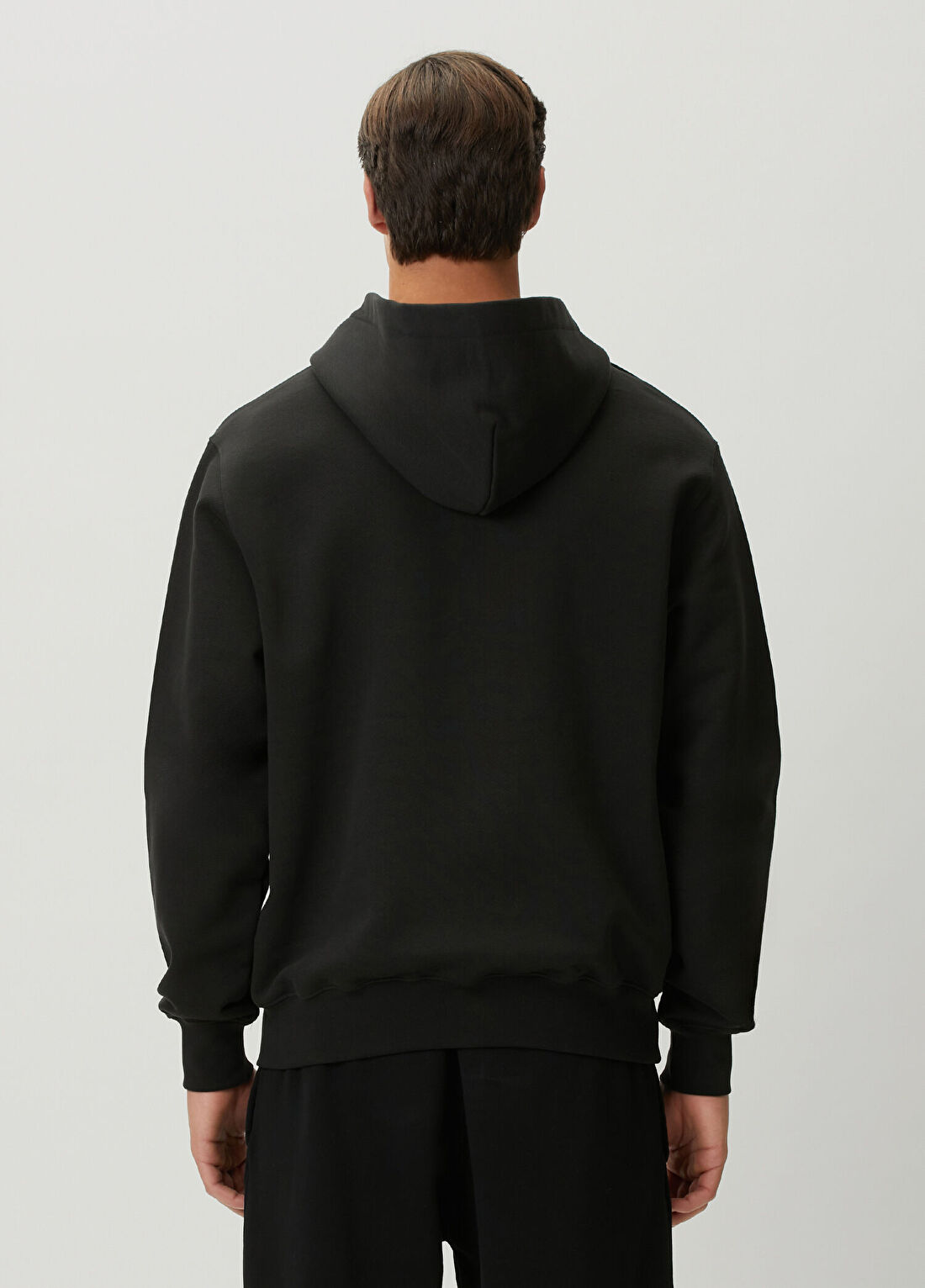 Alpha Industries Siyah Kapüşonlu Sweatshirt görsel 4