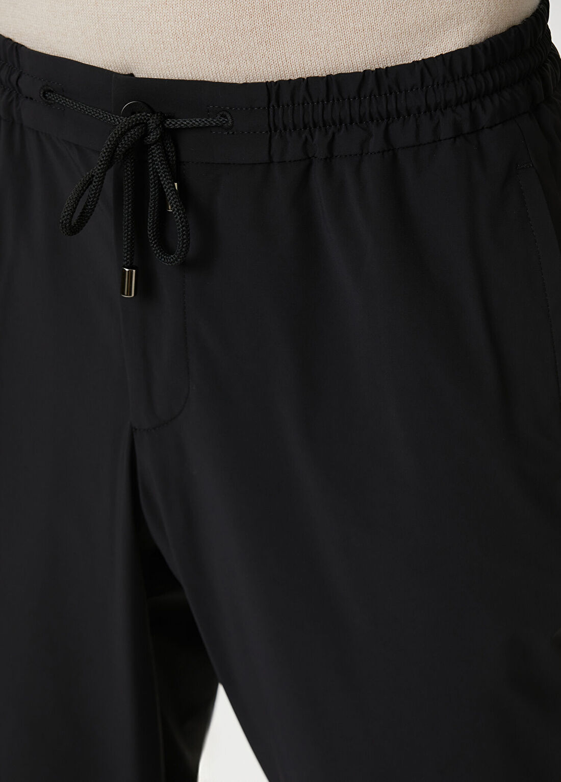 Pal Zileri Siyah Beli Kordonlu Pantolon görsel 4