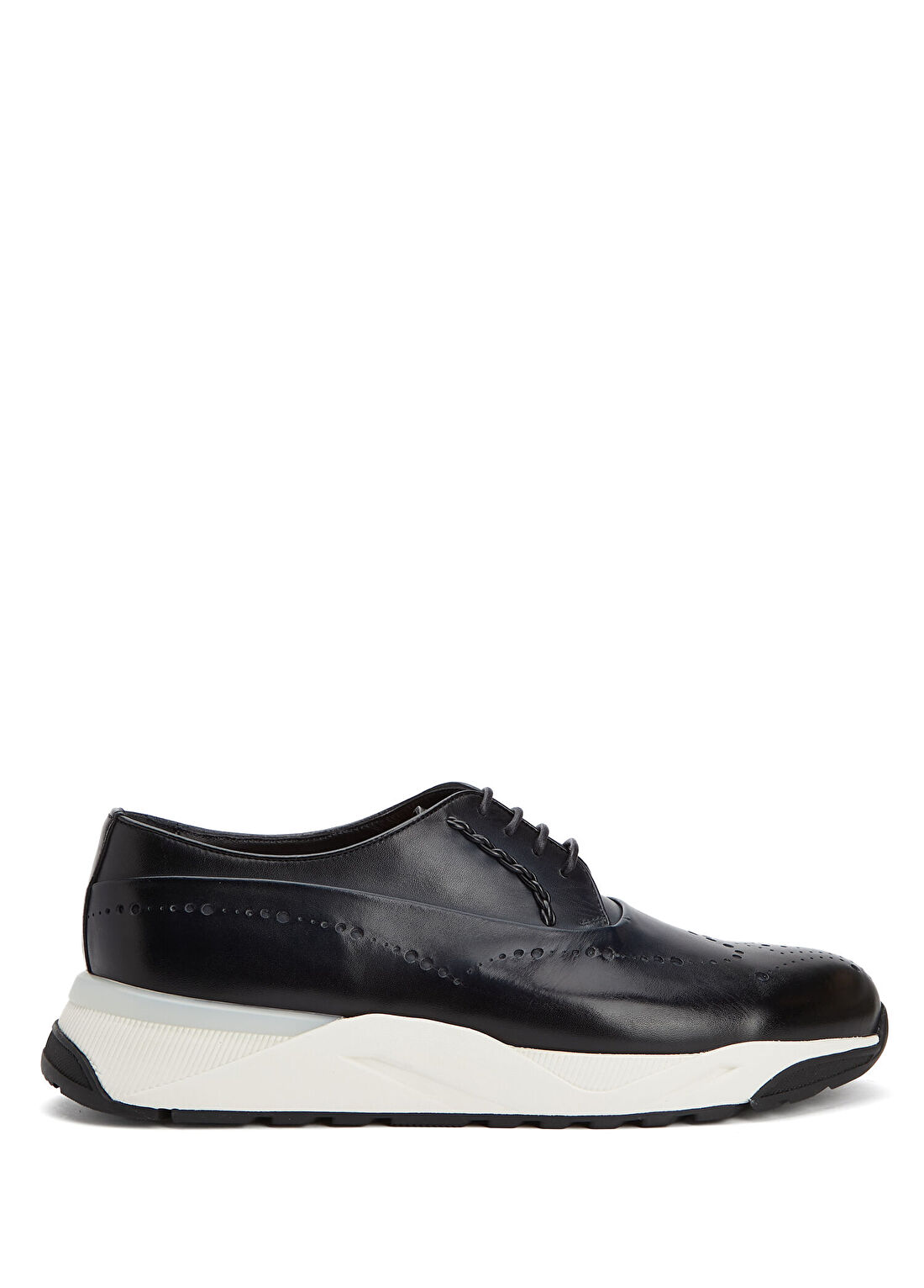 Santoni Lacivert Erkek Deri Sneaker