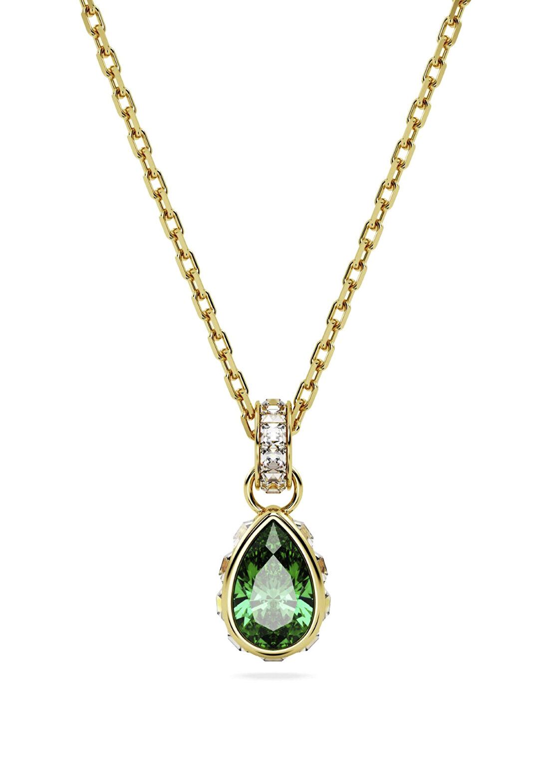 Swarovski Stilla Pend Pear Gre Gos Kadın Kolye