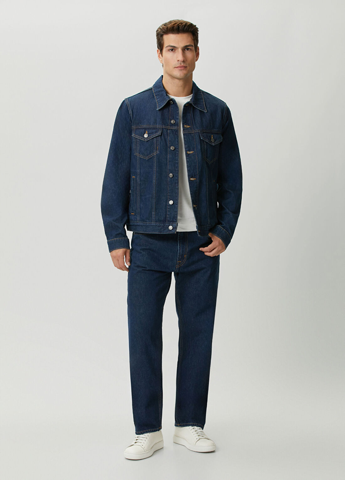 7 For All Mankind Modern Straight Lacivert Jean Pantolon