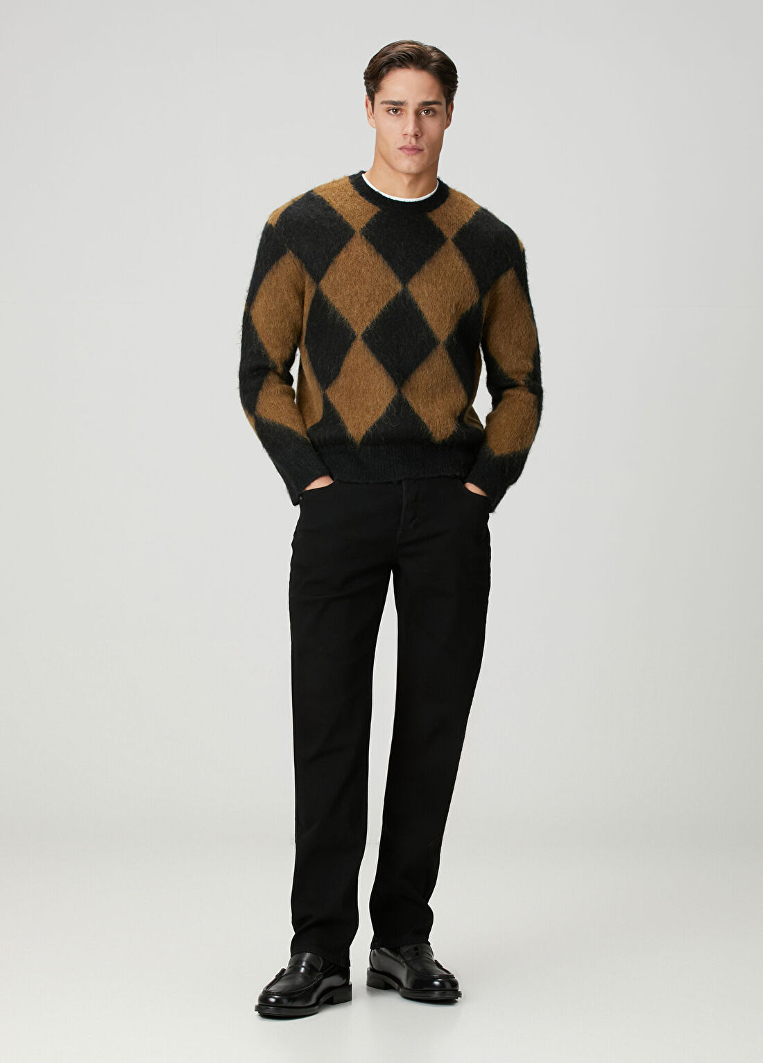 AllSaints Slim Fit Iggy Siyah Jean Pantolon