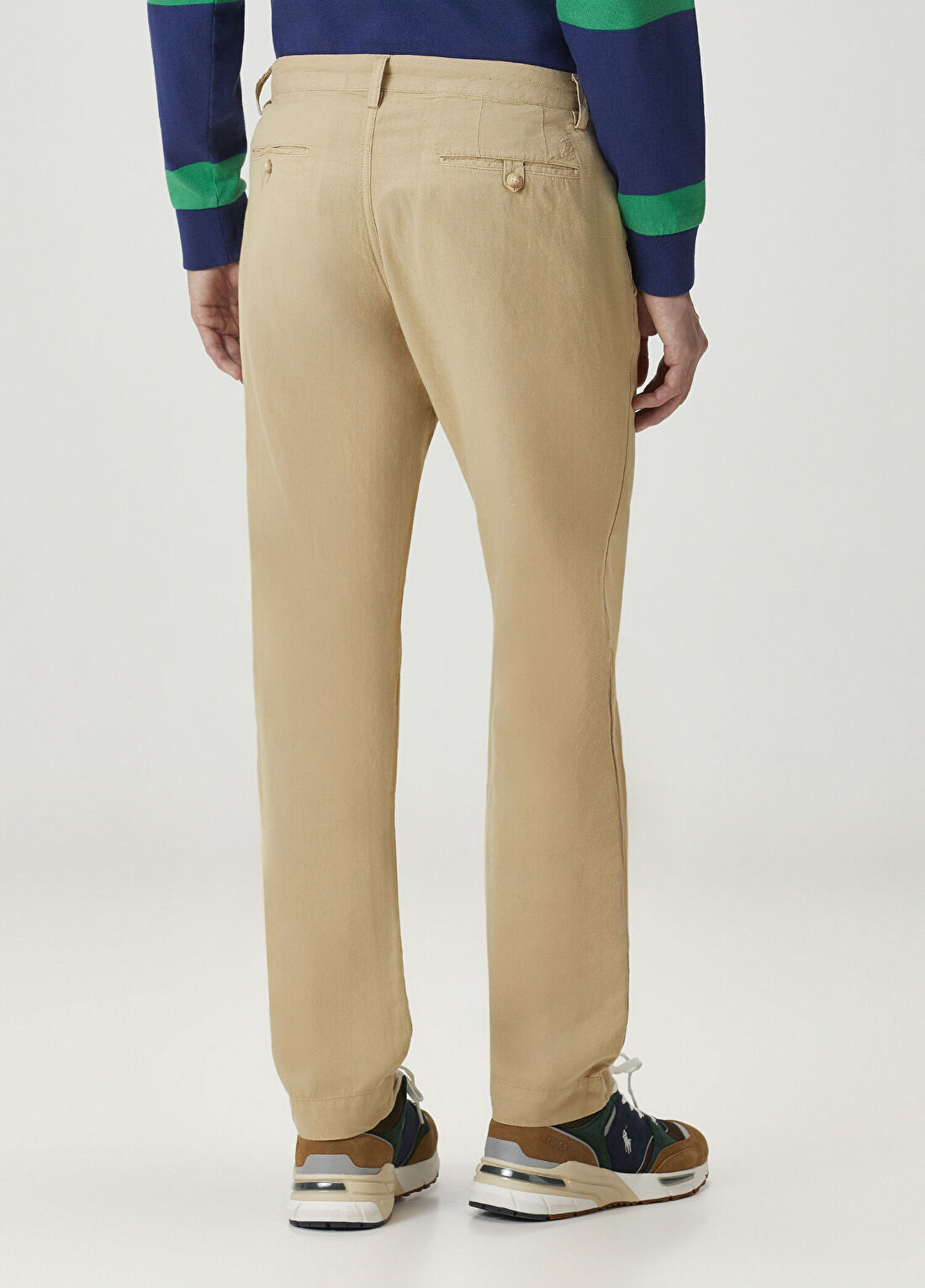 Polo Ralph Lauren Bej Keten Pantolon görsel 3