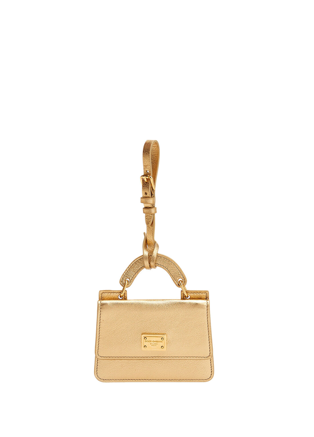 Dolce&Gabbana Sicilian Gold Deri Çanta Aksesuarı