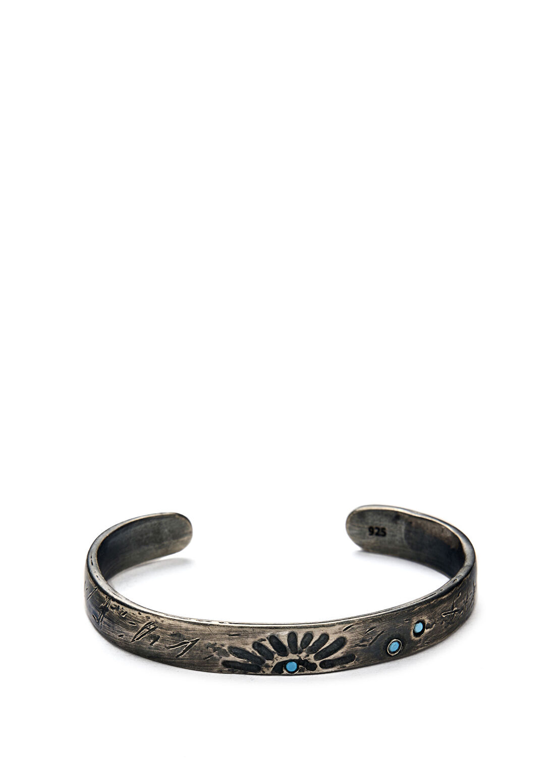 Dunkel Design Craig 925 Ayar Gümüş Erkek Kelepçe Bileklik