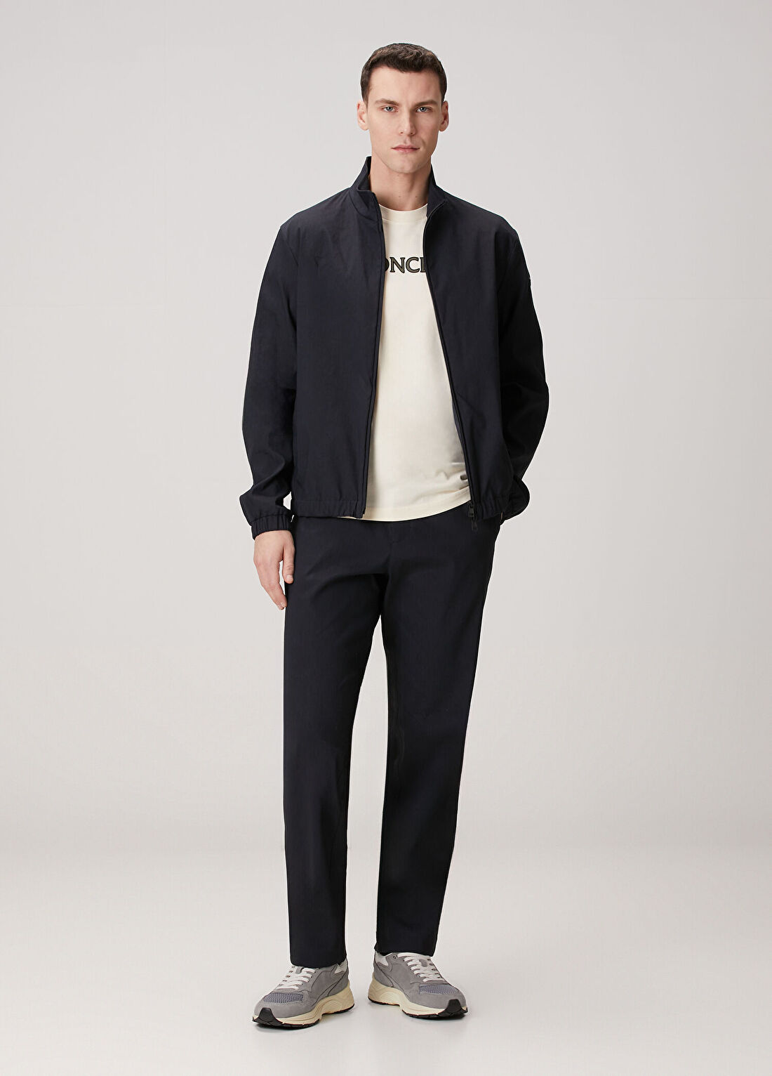 Moncler Lacivert Keten Pantolon