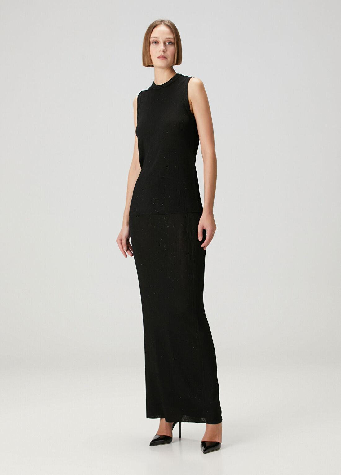 Tom Ford Siyah Payetli Maksi Etek