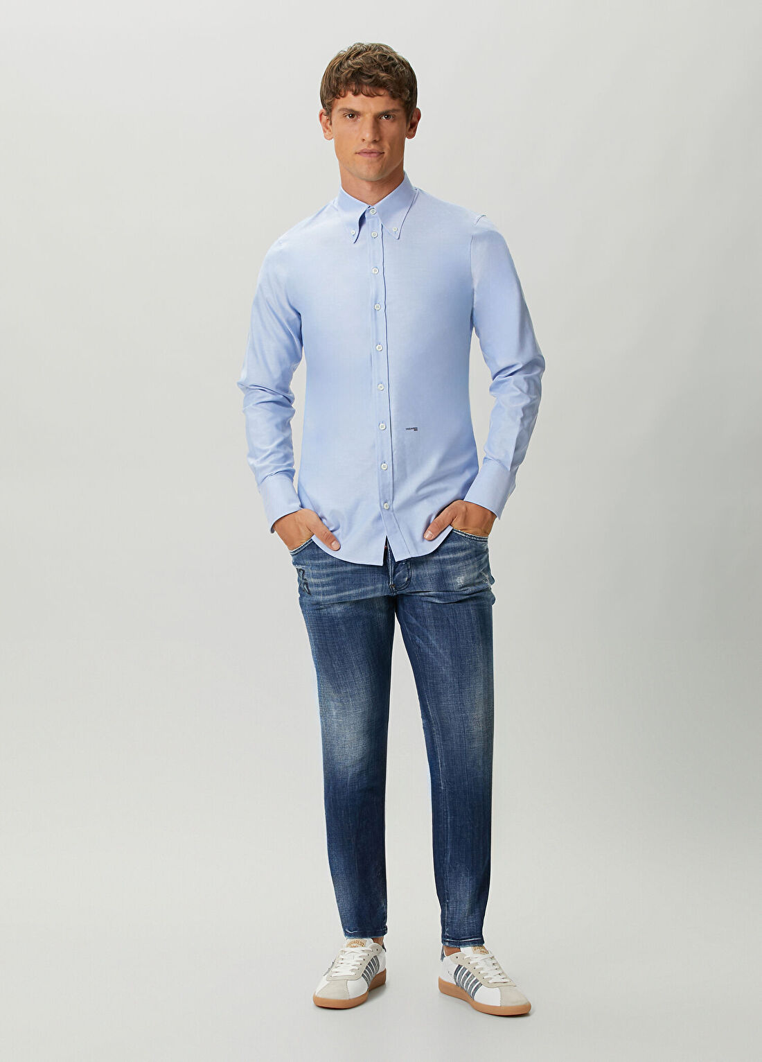 Dsquared2 Dark Milky Way Skater Lacivert Jean Pantolon