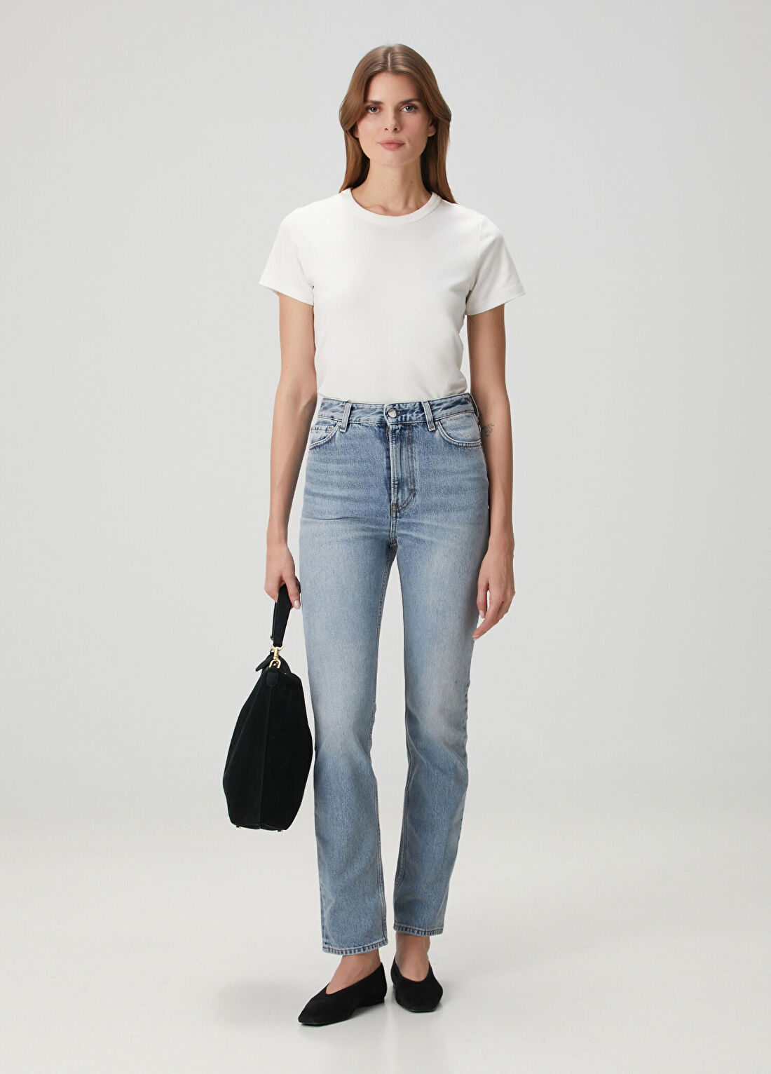 Toteme Mavi Slim Fit Jean Pantolon