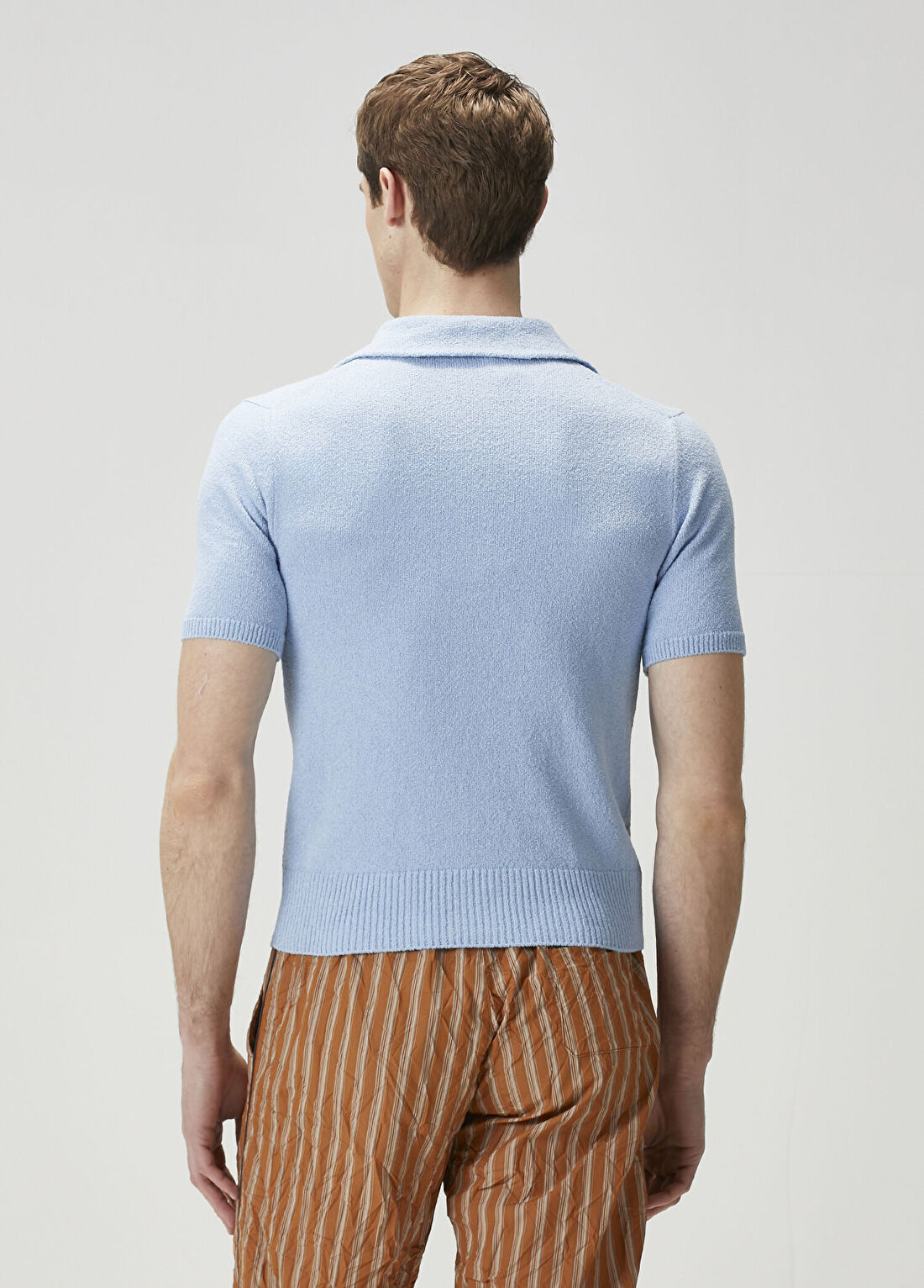 Dolce&Gabbana Mavi Polo Yaka Triko görsel 4