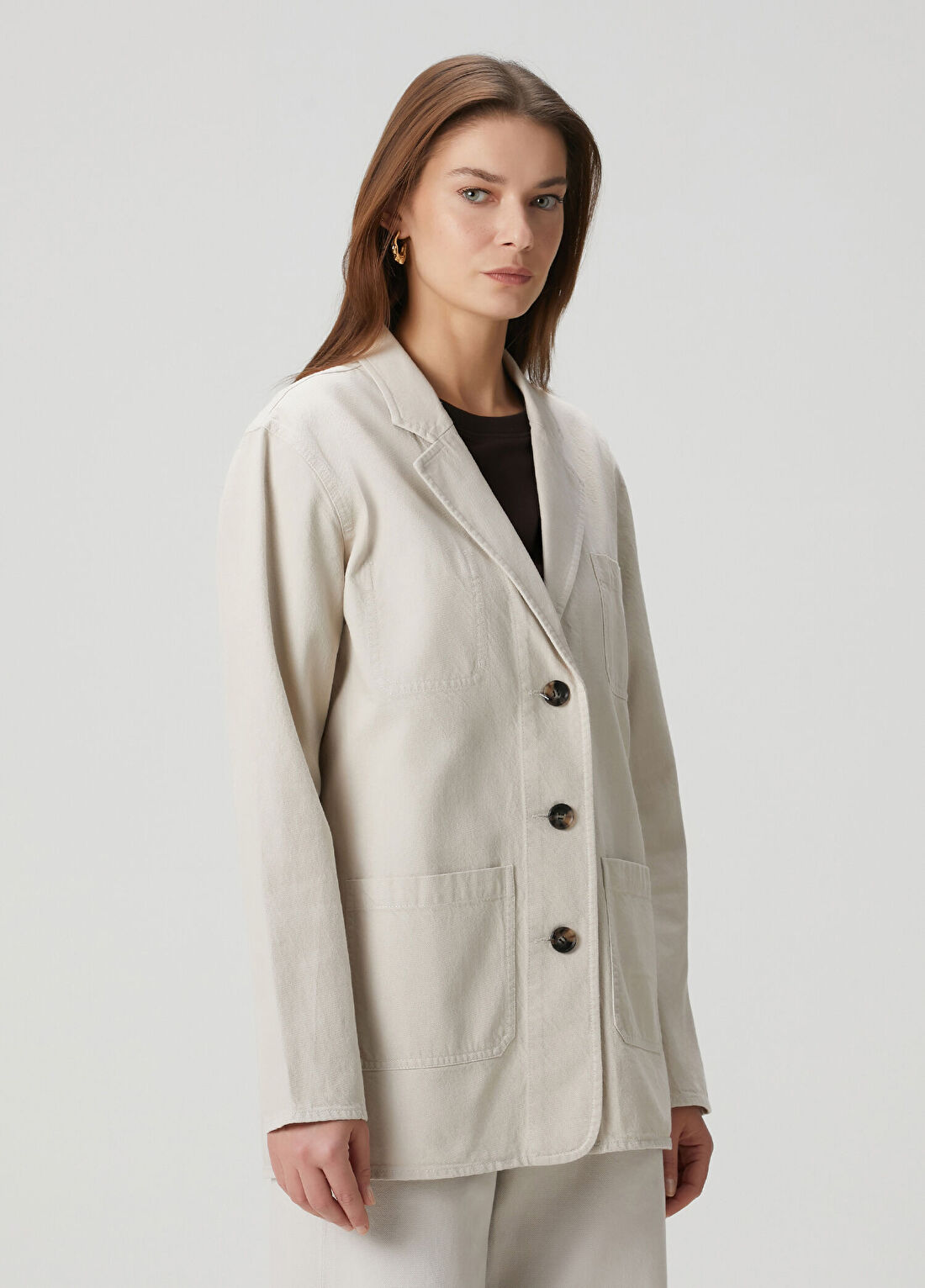 Mkdt Studio Gri Blazer görsel 3