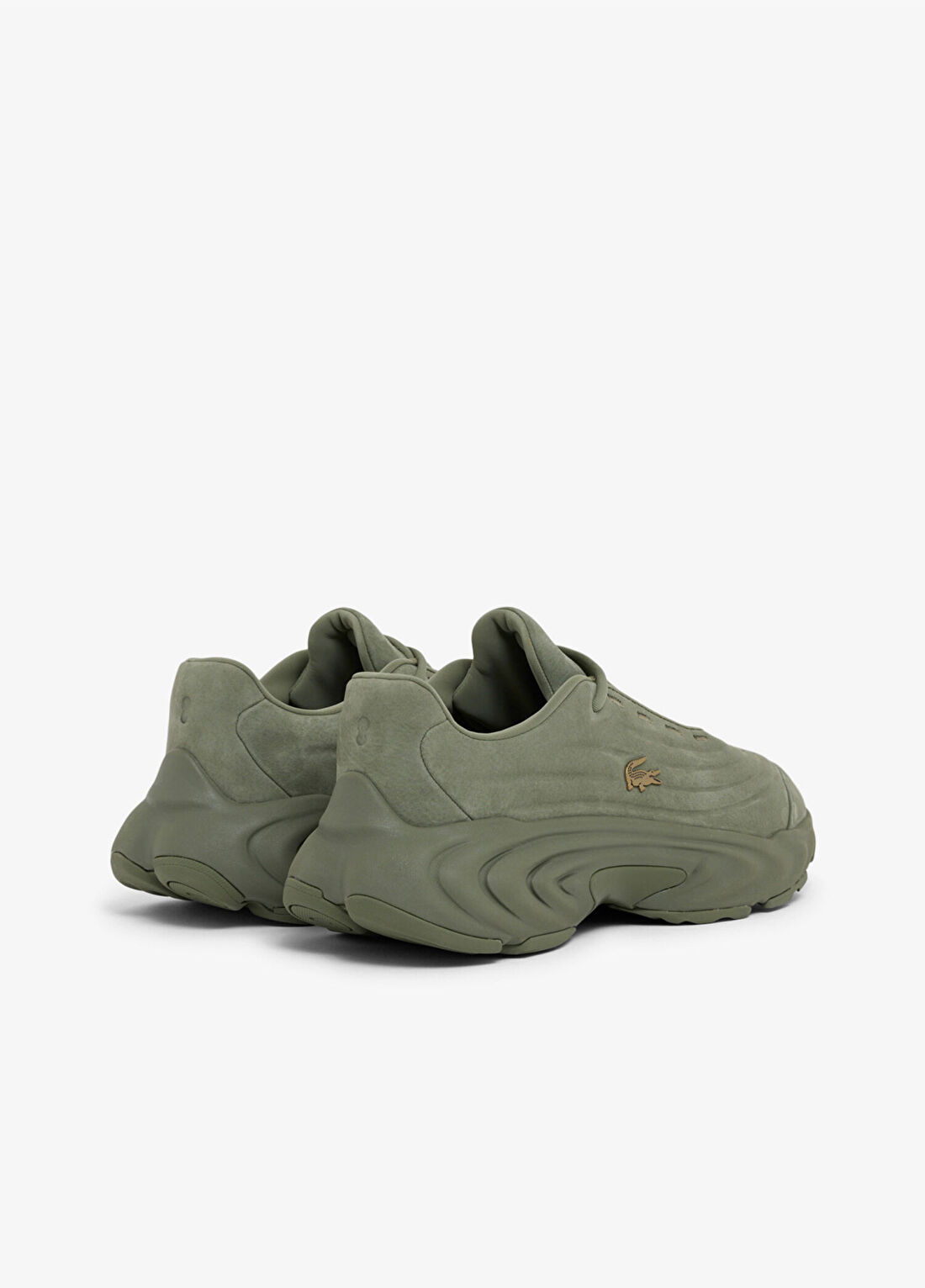 Lacoste Spinor Haki Deri Erkek Sneaker görsel 3