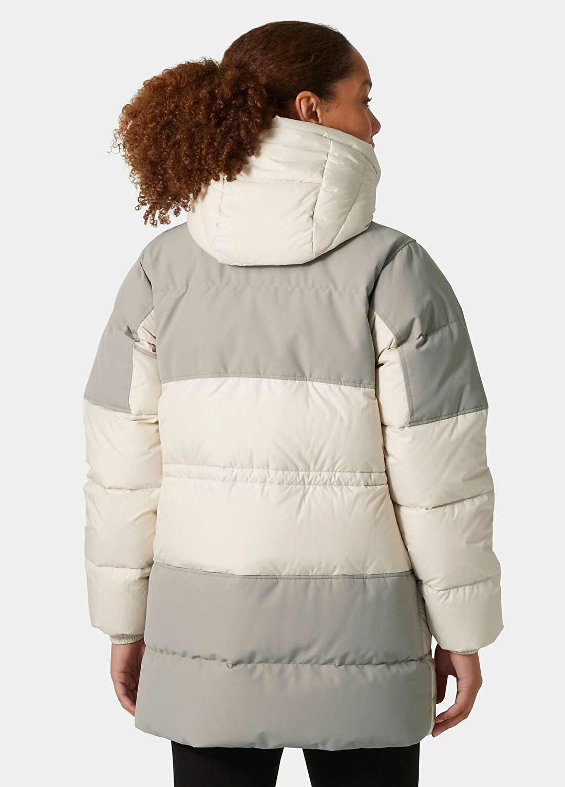 Helly Hansen W Escape Down Cream Kapüşonlu Kadın Parka görsel 3