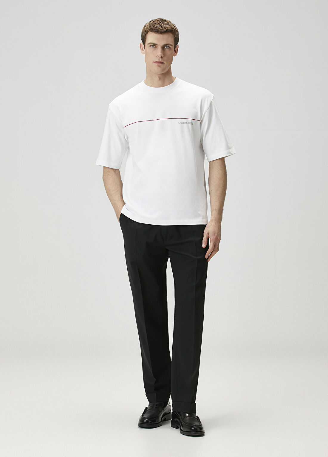 Dsquared2 Military Straight Siyah Yün Pantolon