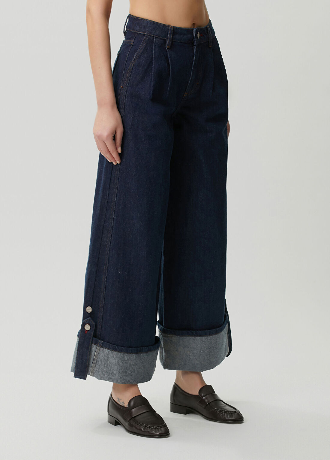 Damson Madder Wylie Lacivert Jean Pantolon görsel 3