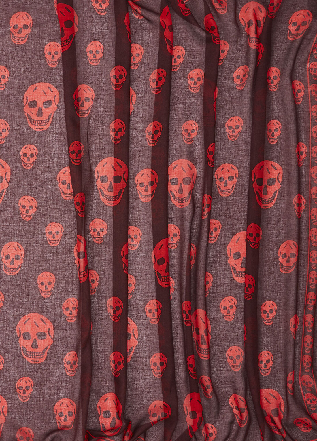 McQueen Bordo Erkek Şal görsel 2
