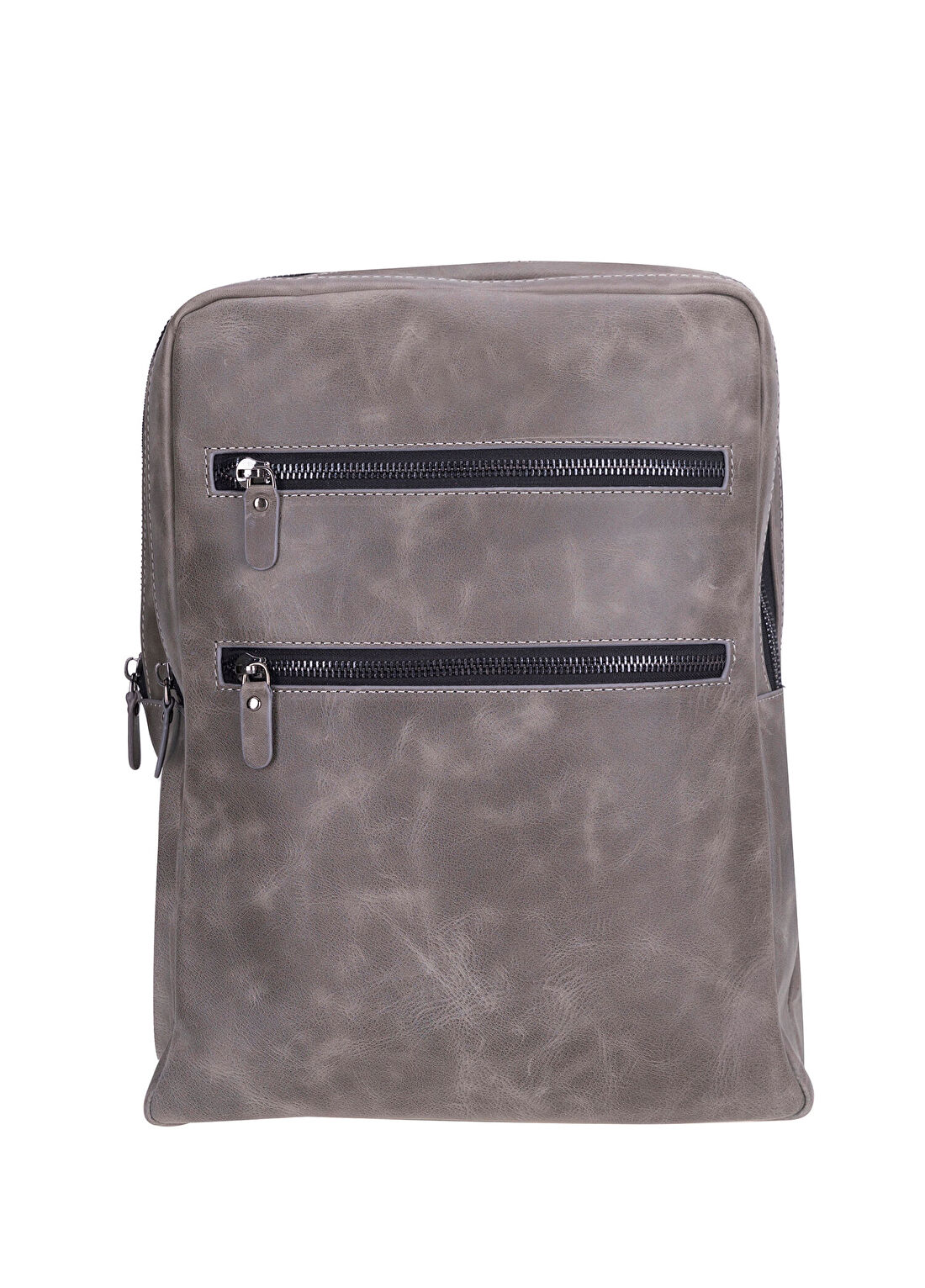 Bloominbag Ash Gray Deri 16” Uyumlu Unisex Laptop Sırt Çantası