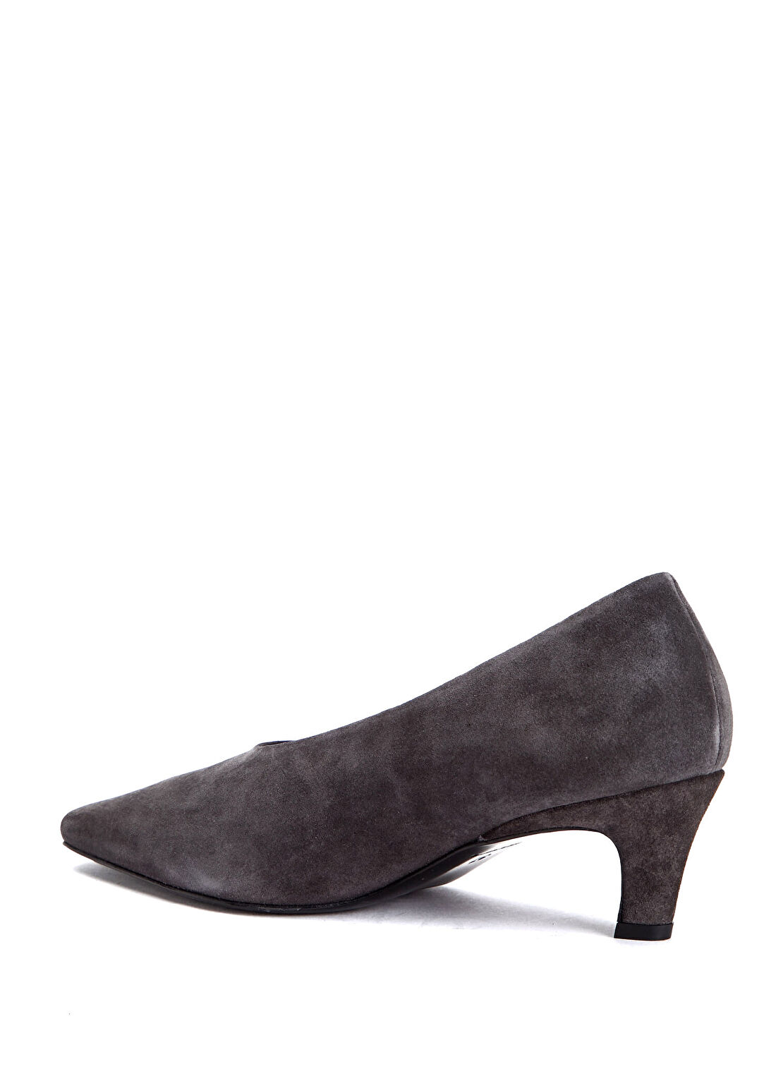 Academia Gri Nubuk Stiletto görsel 3