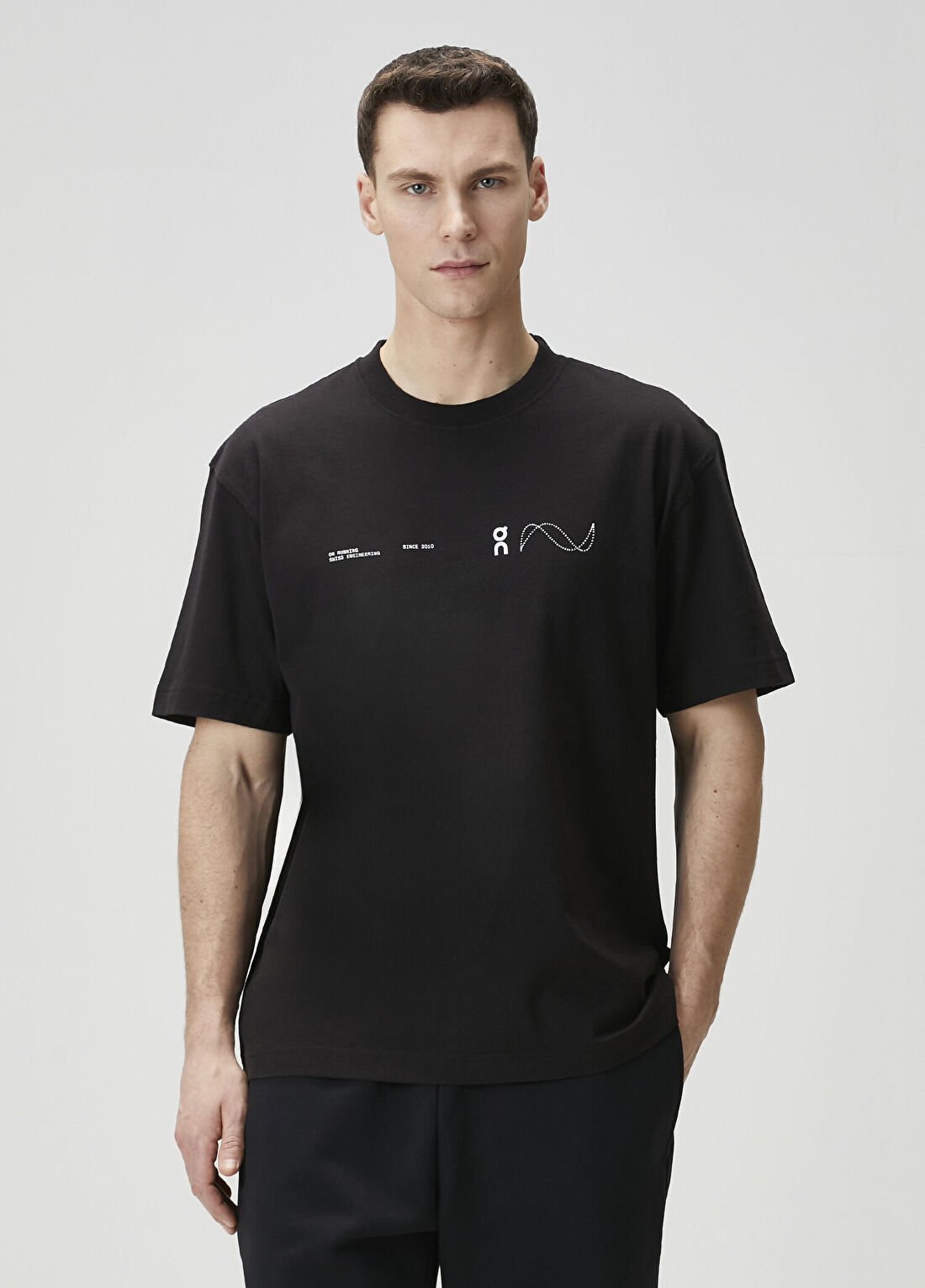On Club-T Volt Siyah T-shirt