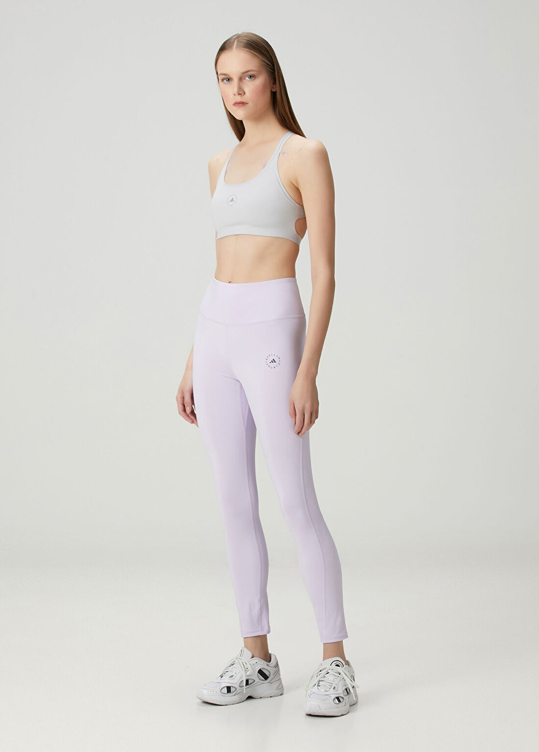 Adidas by Stella Mccartney Running Gri Mini Kısa Üst görsel 3
