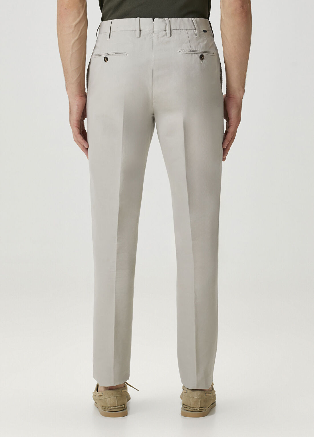 Slowear Gri Keten Pantolon görsel 3