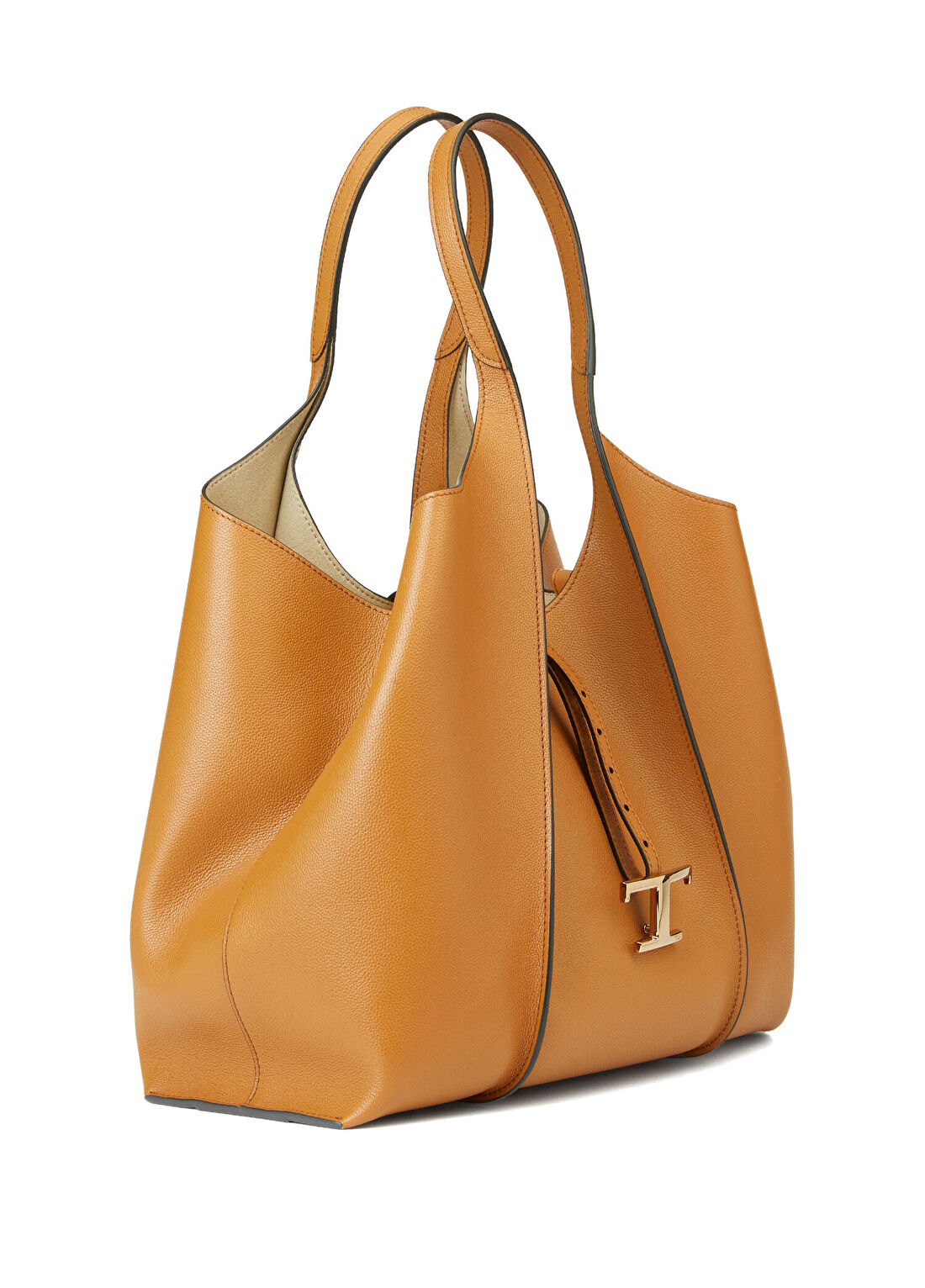 Tod's T-Timeless Taba Kadın Deri Alışveriş Çantası görsel 3