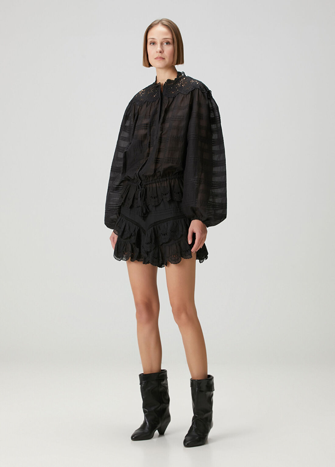 Marant Etoile Jocadia Siyah Mini Etek