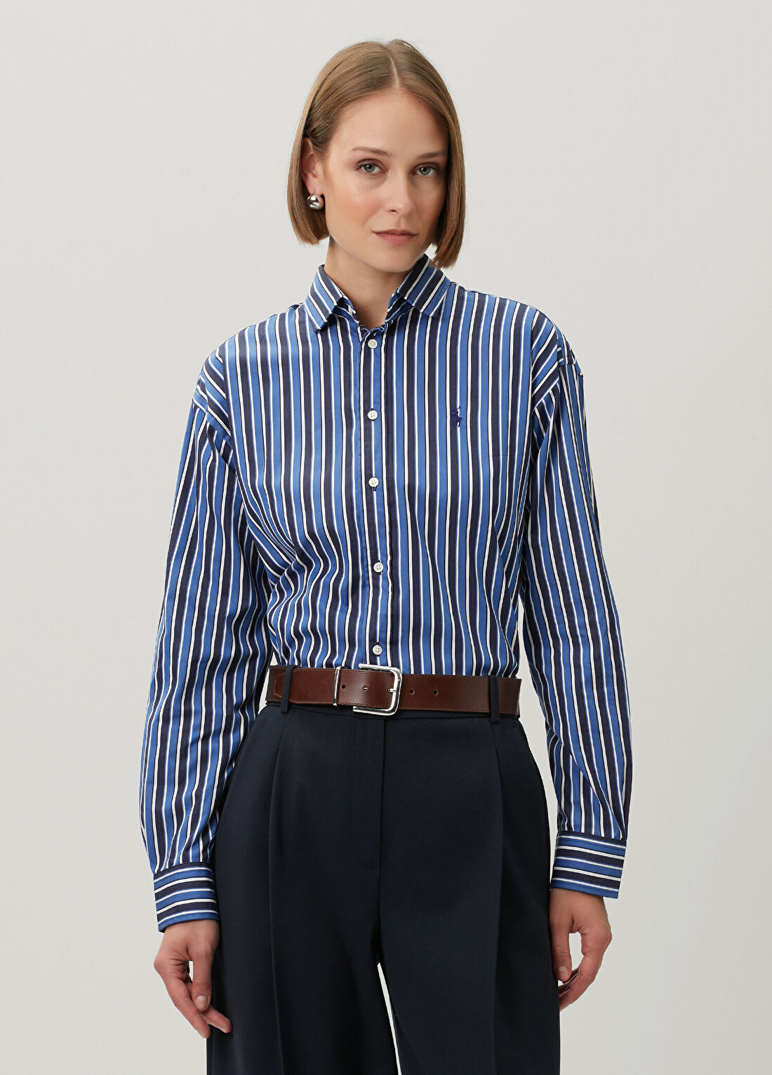 Polo Ralph Lauren Mavi Çizgili Gömlek