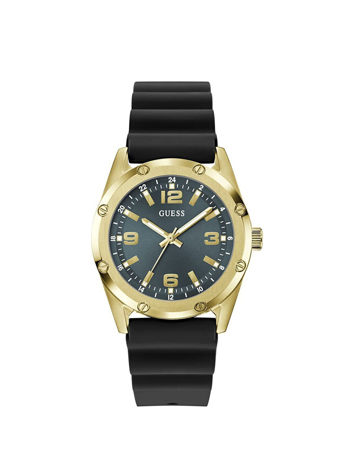 Guess GUGW1134G2 Siyah Silikon Erkek Kol Saati