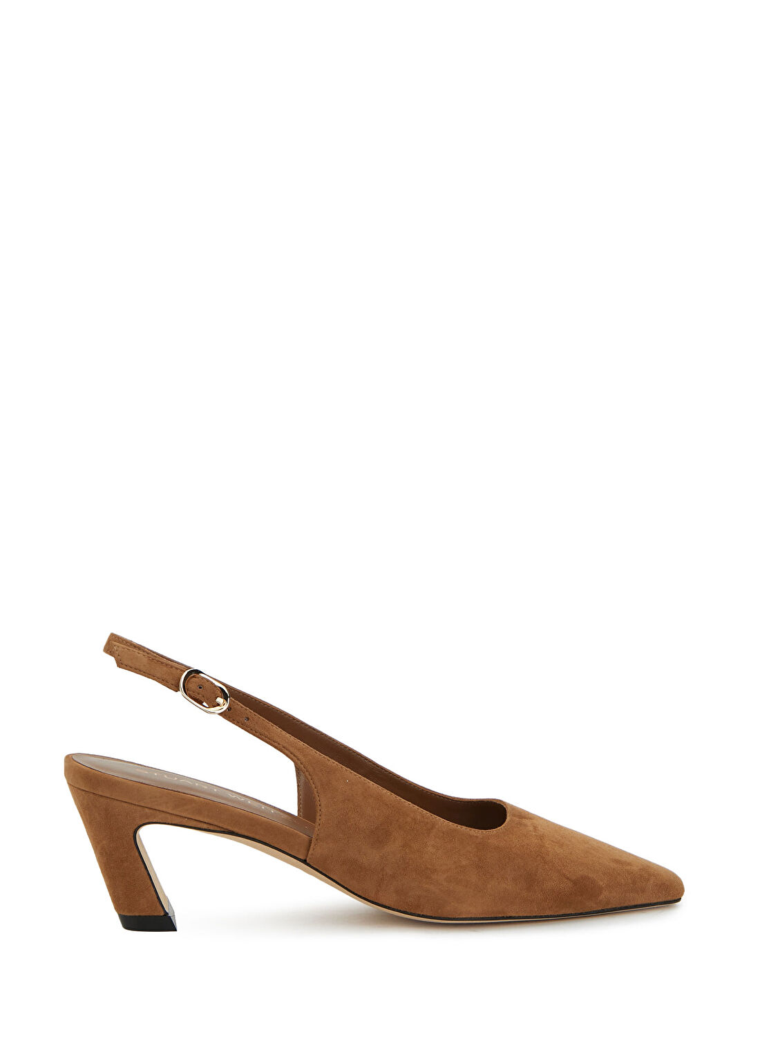 Stuart Weitzman Stassi Taba Süet Topuklu Ayakkabı